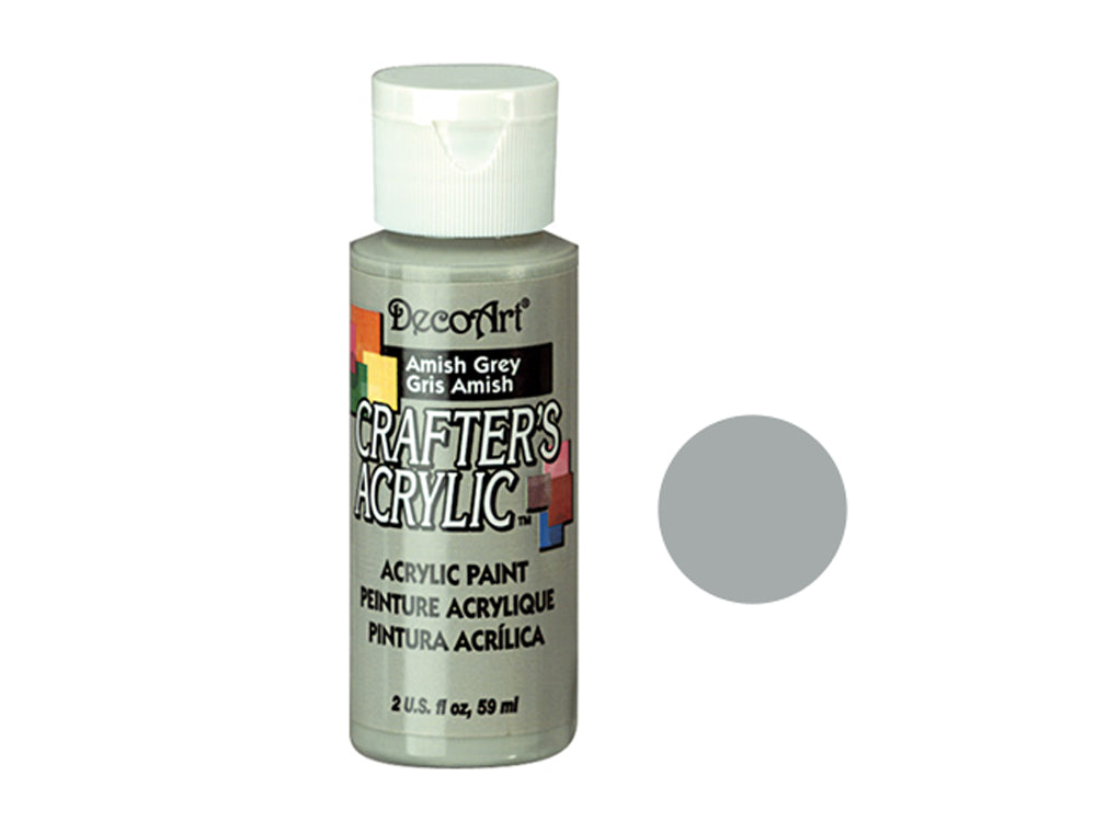 Crafters Acrylic Paint: 2oz Craft & Hobby - AMISH GREY