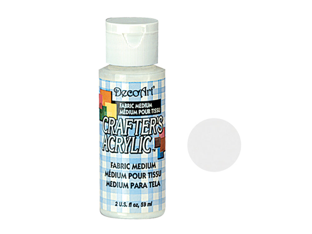 Crafters Acrylic Paint: 2oz Craft & Hobby - FABRIC MEDIUM