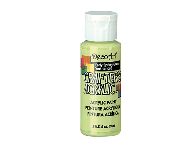 Crafters Acrylic Paint: 2oz Craft & Hobby - EARLY SPRING GREEN