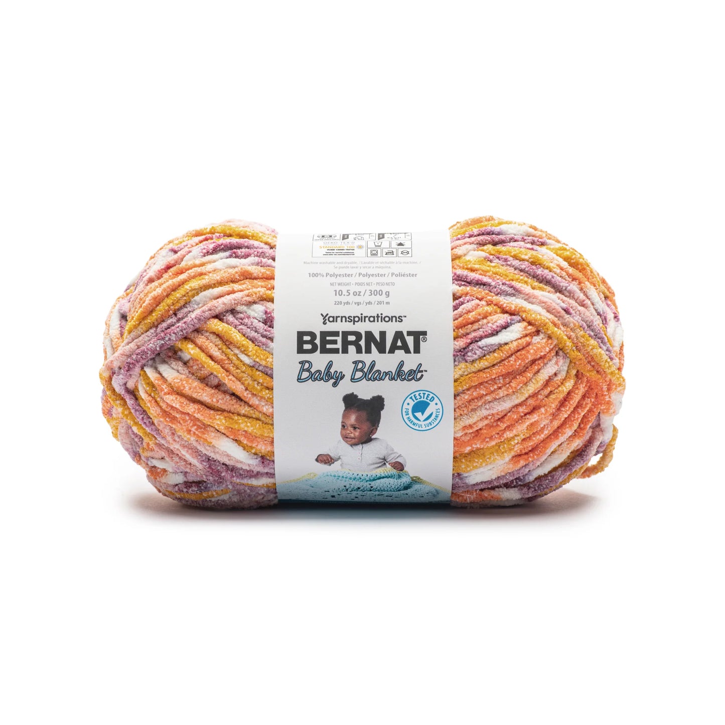 Bernat Baby Blanket Yarn (300g/10.5oz), Sunset