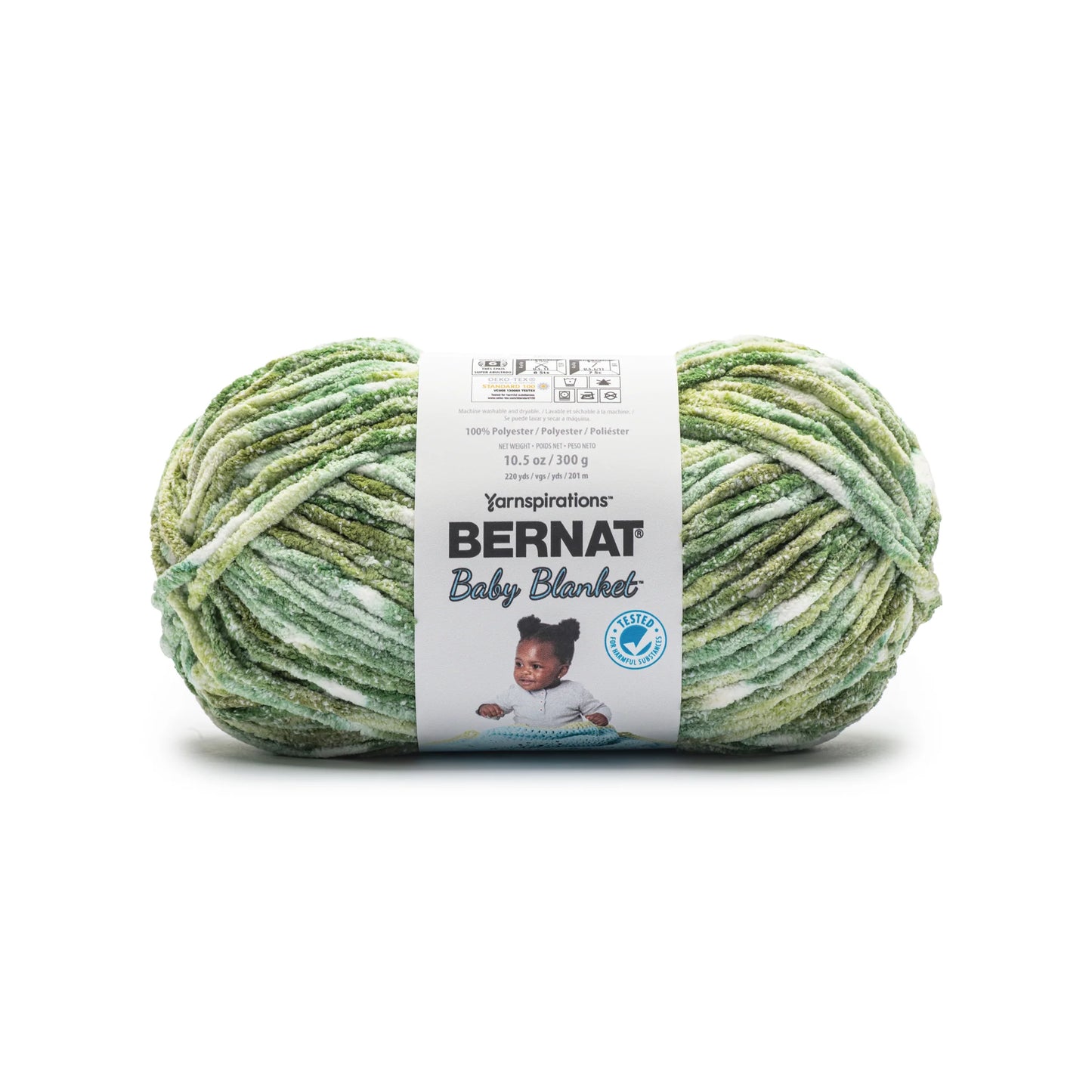 Bernat Baby Blanket Yarn (300g/10.5oz), Leafy Greens