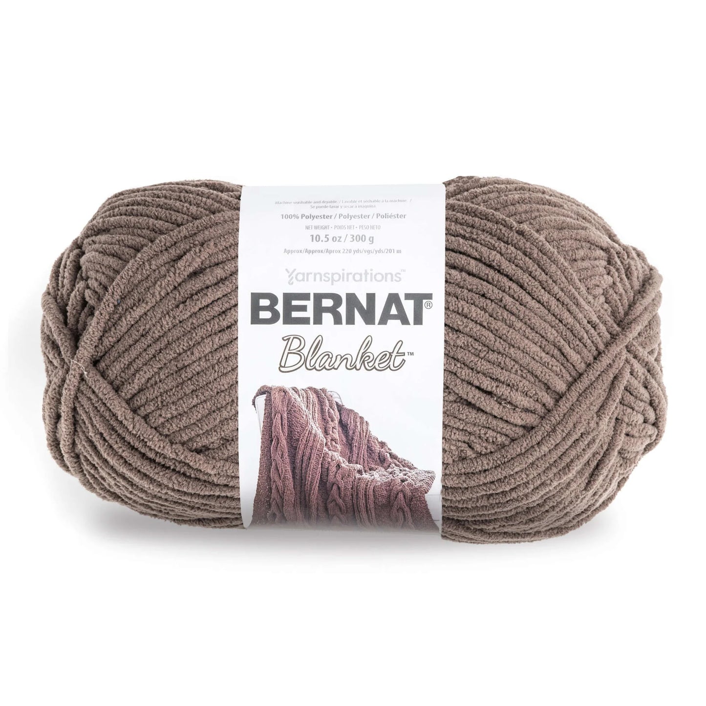 Bernat Blanket Yarn (300g/10.5oz), Taupe