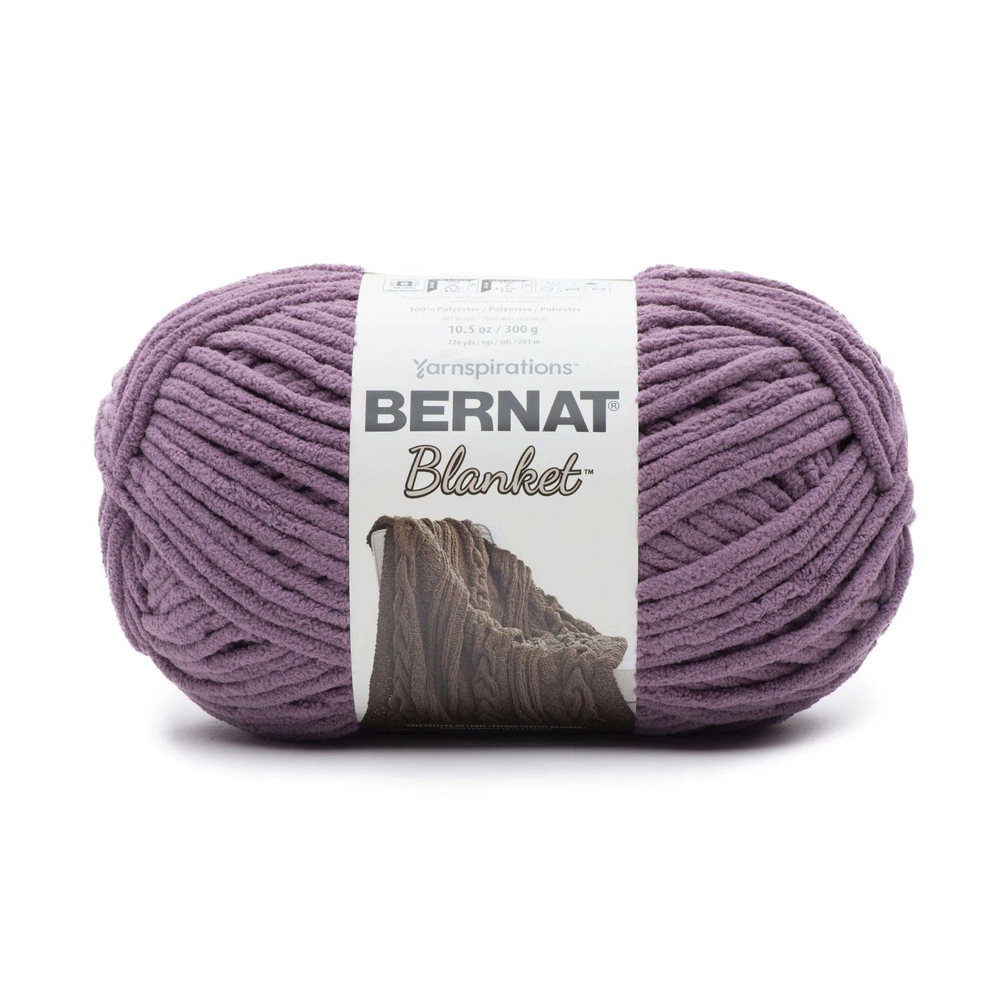 Bernat Blanket Yarn (300g/10.5oz), Shadow Purple