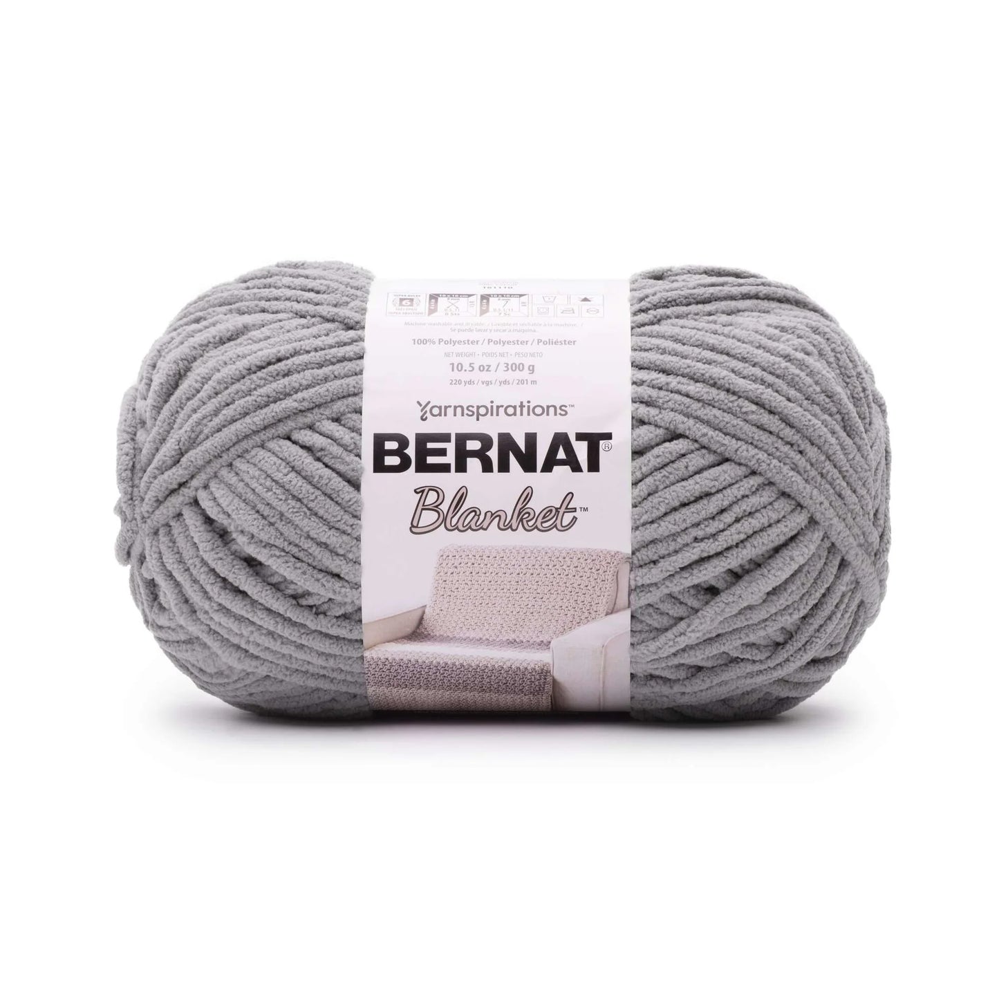 Blanket Yarn (300g/10.5oz), Vapor Gray