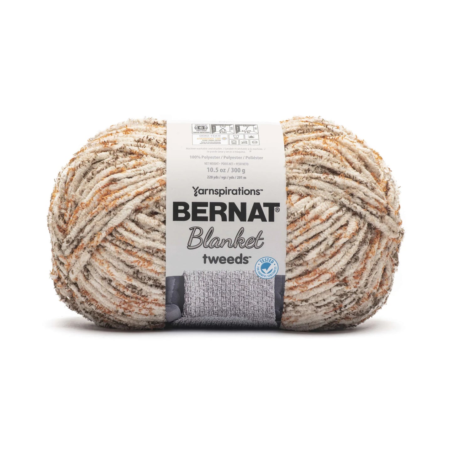 Bernat Blanket Tweeds Yarn (300g/10.5oz), Woodland Tweed