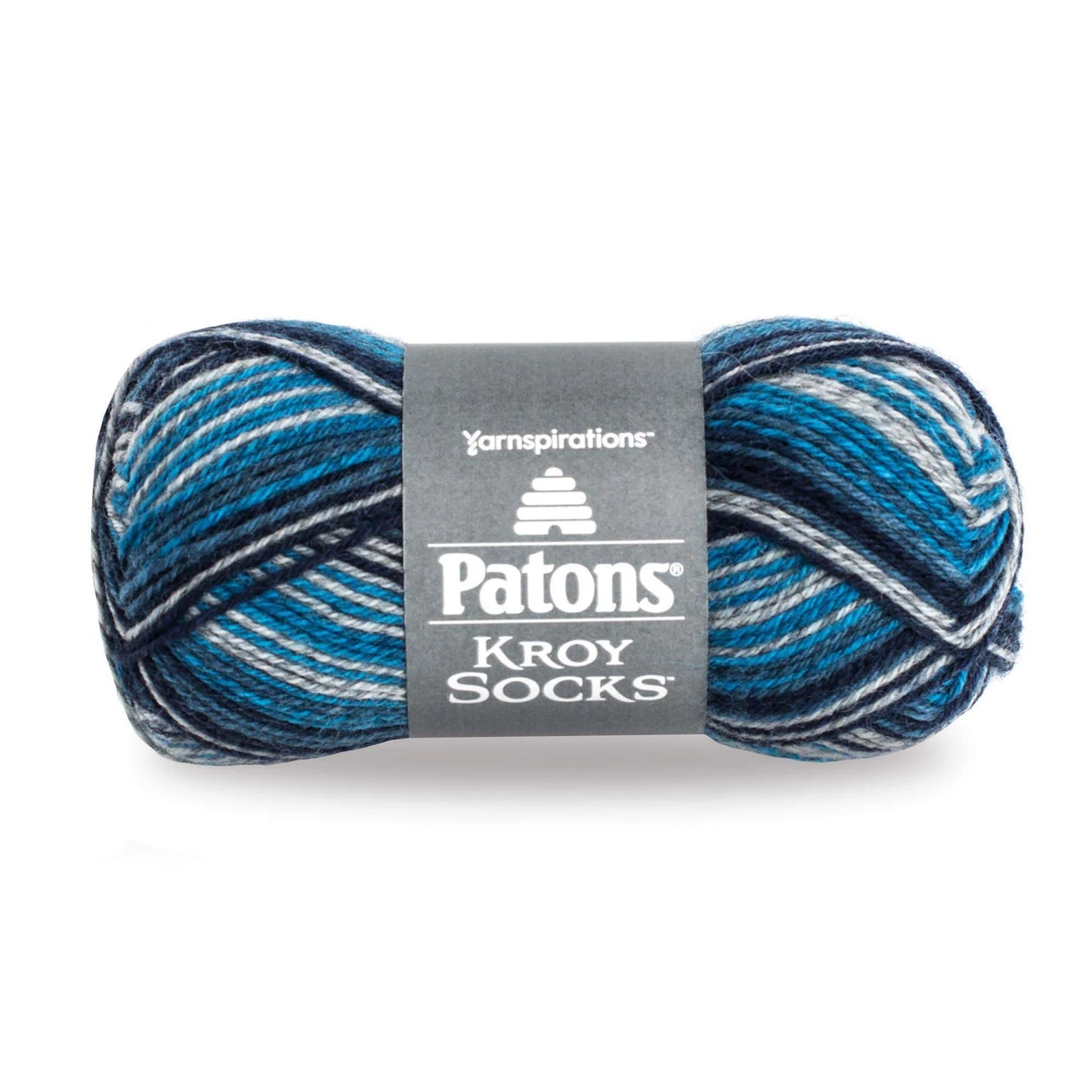 Patons Kroy Socks Yarn, Sing'n The Blues Stripes