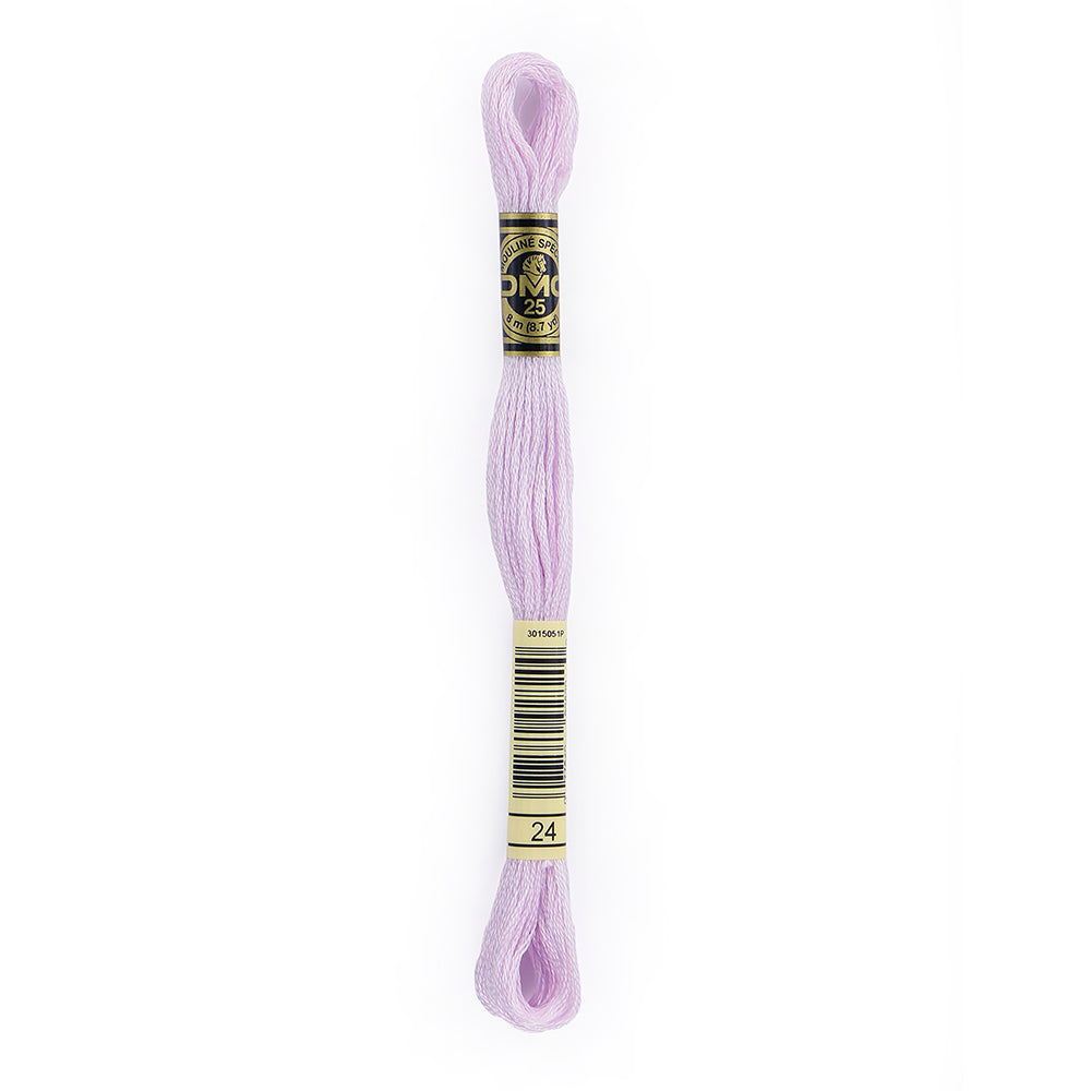 DMC #117 Cotton 6 Strand Floss 8m - 24 White Lavender