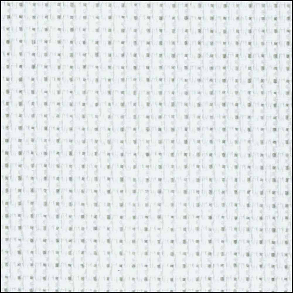 DMC CHARLES CRAFT Cotton Aida 14ct 30.5 x 45.7cm - White