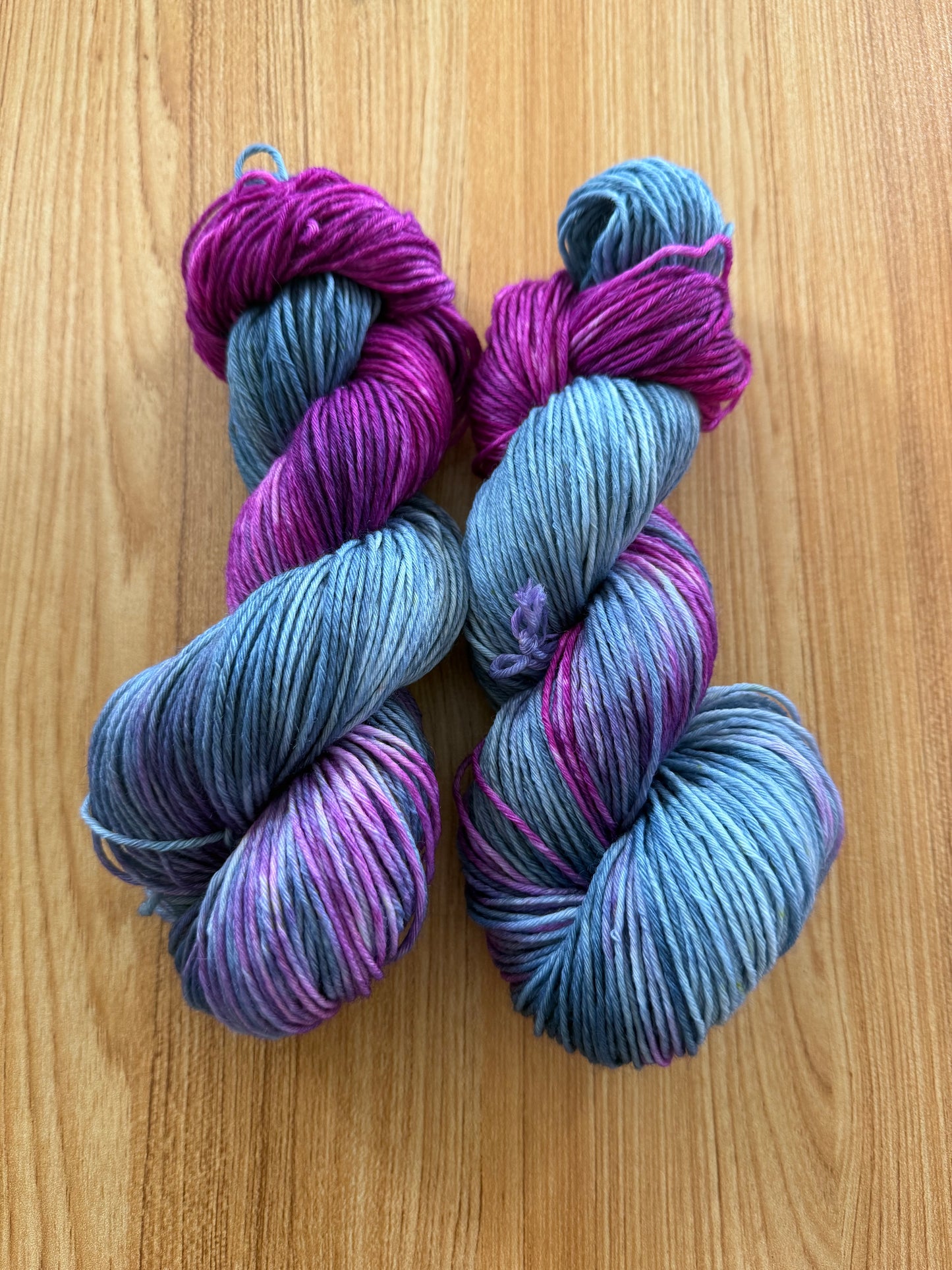 Merino Worsted- Steel Magnolia