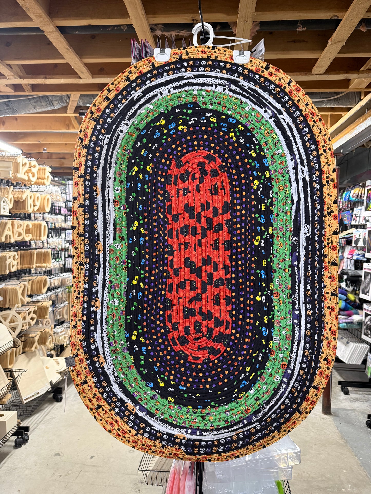 Jelly Roll Rug Halloween Theme 28” x44”