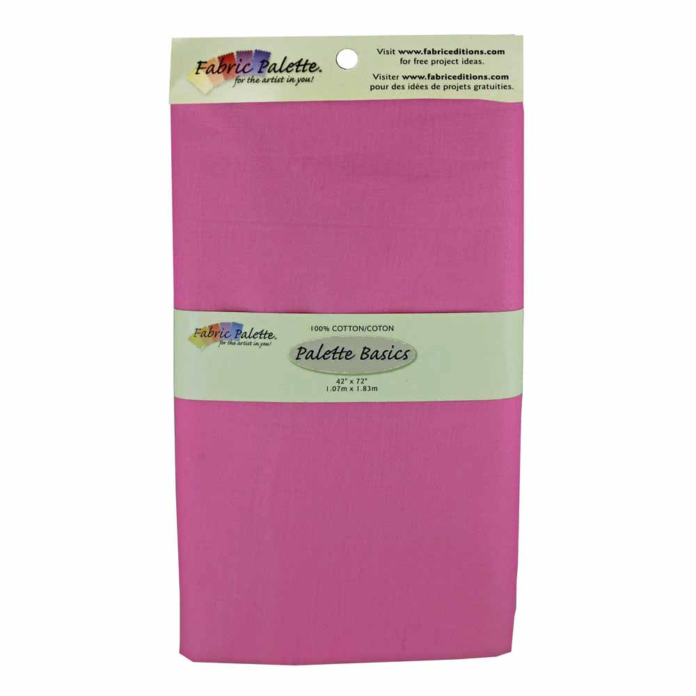 FABRIC CREATIONS 100% Cotton Fabric - Pink - 1.8 x 1m (2yds x 42″)