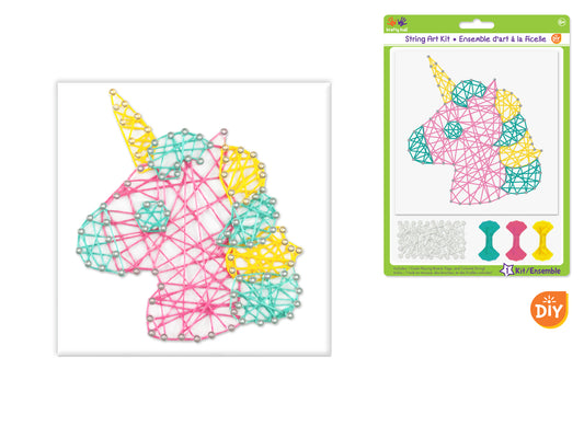 Krafty Kids Kit: DIY String-Art Kit D) Unicorn