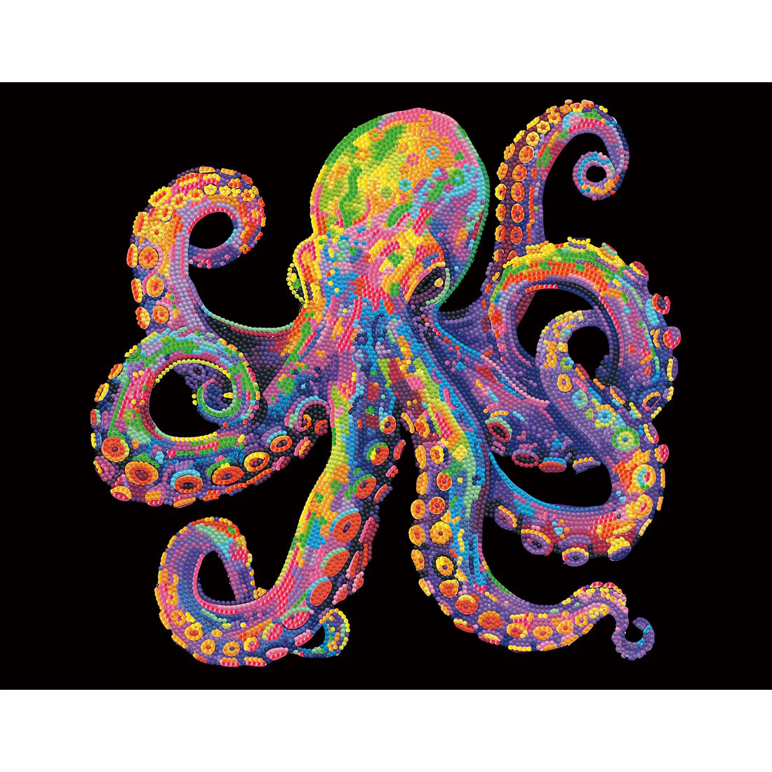 NEON OCTOPUS (17.1" x 21.1" - 43,5cm x 53,7cm)