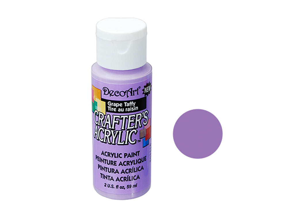 Crafters Acrylic Paint: 2oz Craft & Hobby - GRAPE TAFFY