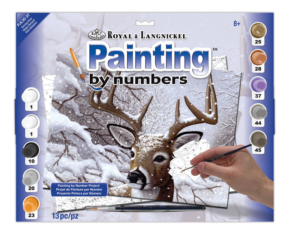 Junior Painting By Numbers, Large - Dancing in the Snow