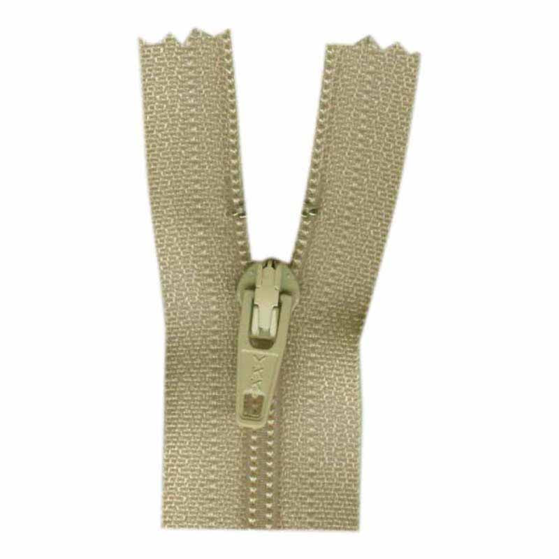 COSTUMAKERS General Purpose Closed End Zipper 18cm (7″) - Light Tan - 1700