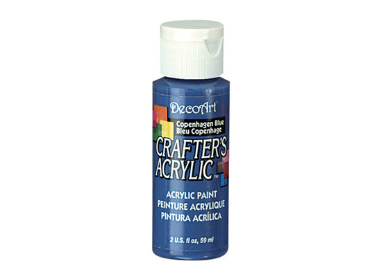 Crafters Acrylic Paint: 2oz Craft & Hobby - COPENHAGEN BLUE