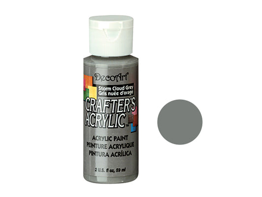Crafters Acrylic Paint: 2oz Craft & Hobby - STORM CLOUD GREY