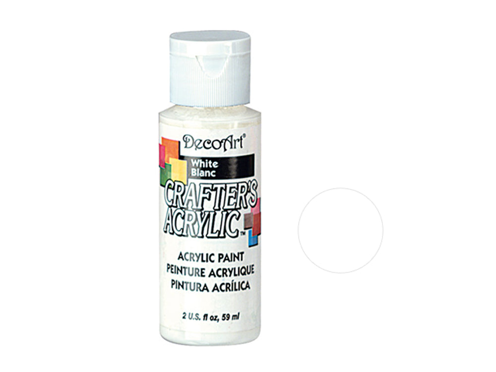 Crafters Acrylic Paint: 2oz Craft & Hobby - White