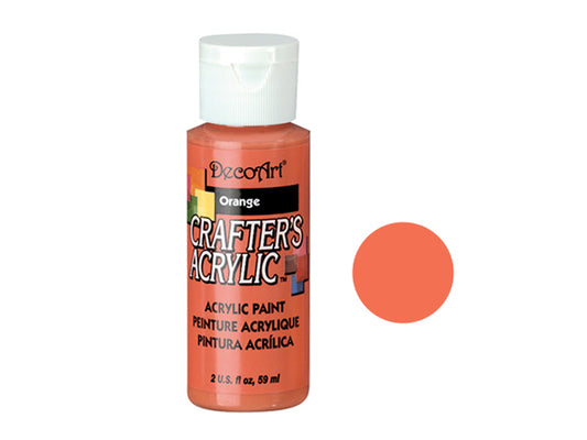 Crafters Acrylic Paint: 2oz Craft & Hobby - ORANGE