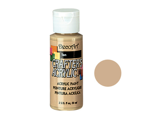 Crafters Acrylic Paint: 2oz Craft & Hobby - TAN