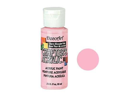 Crafters Acrylic Paint: 2oz Craft & Hobby - CHERRY BLOSSOM PINK