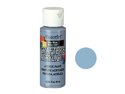 Crafters Acrylic Paint: 2oz Craft & Hobby - SKY BLUE