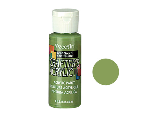 Crafters Acrylic Paint: 2oz Craft & Hobby - LEAF GREEN