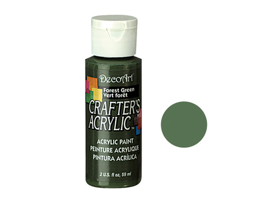 Crafters Acrylic Paint: 2oz Craft & Hobby - FOREST GREEN
