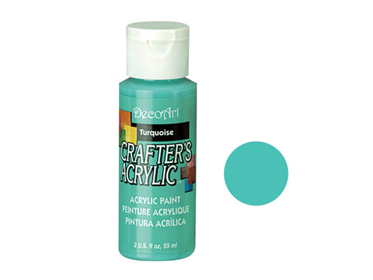 Crafters Acrylic Paint: 2oz Craft & Hobby - TURQUOISE