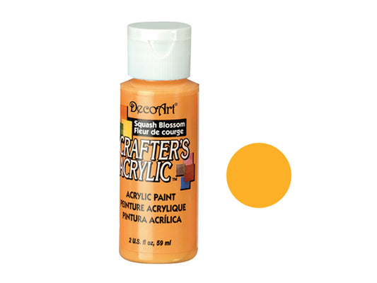 Crafters Acrylic Paint: 2oz Craft & Hobby - SQUASH BLOSSOM
