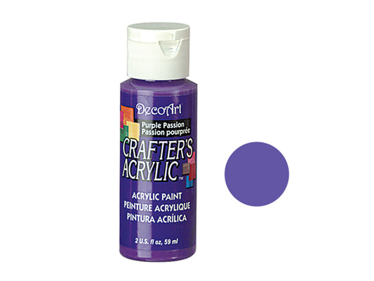 Crafters Acrylic Paint: 2oz Craft & Hobby - PURPLE PASSION