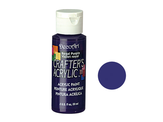 Crafters Acrylic Paint: 2oz Craft & Hobby - REGAL PURPLE
