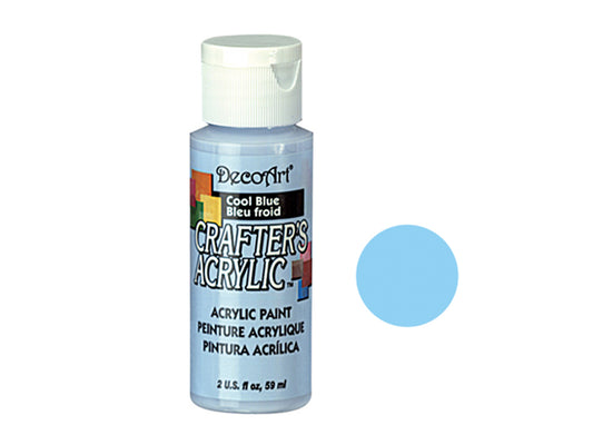 Crafters Acrylic Paint: 2oz Craft & Hobby - COOL BLUE
