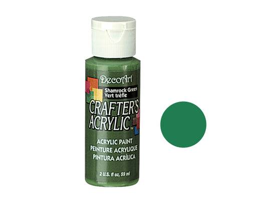 Crafters Acrylic Paint: 2oz Craft & Hobby - SHAMROCK GREEN