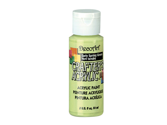 Crafters Acrylic Paint: 2oz Craft & Hobby - EARLY SPRING GREEN