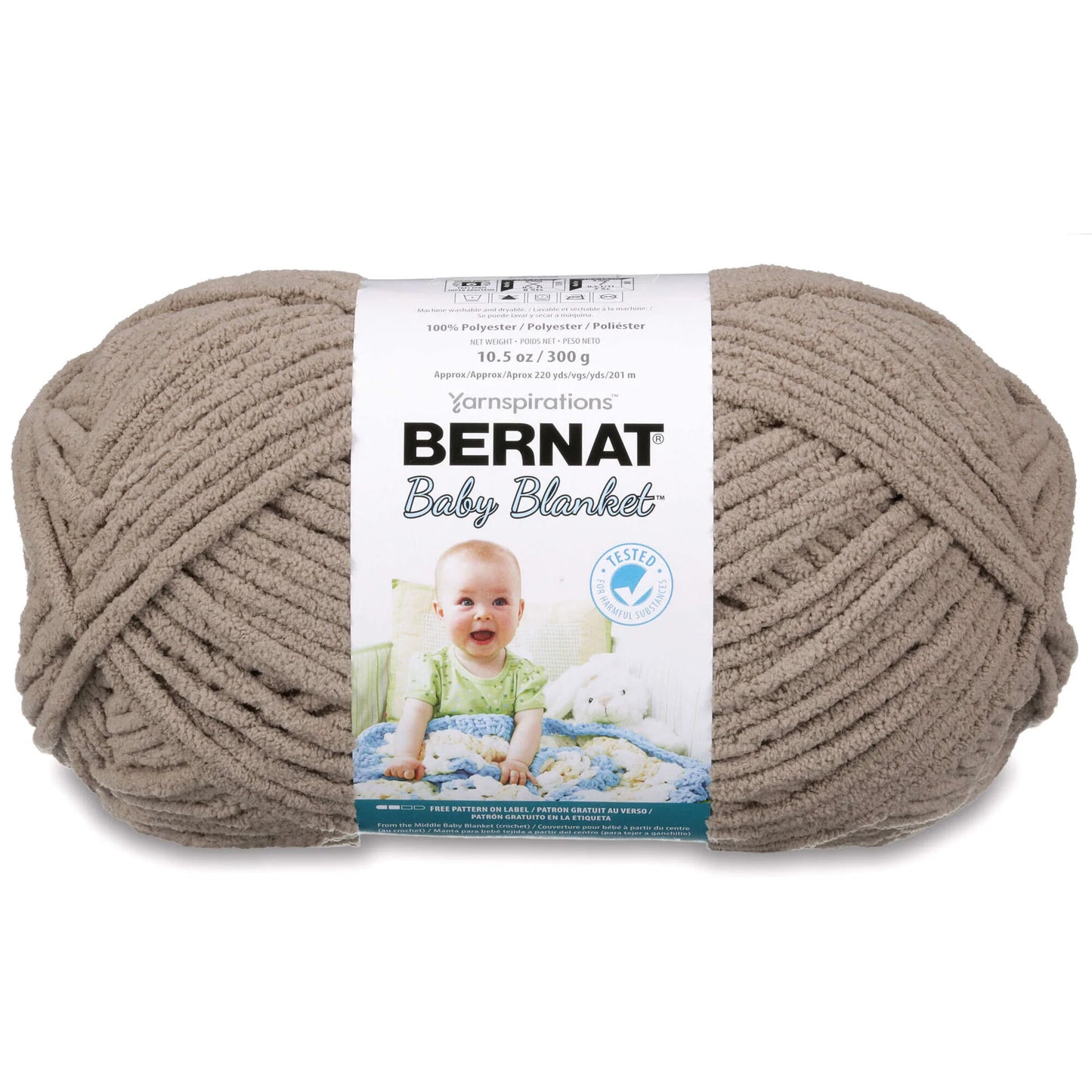 Bernat Baby Blanket Yarn (300g/10.5oz), Baby Sand