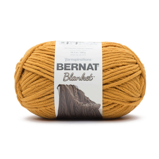Bernat Blanket Yarn (300g/10.5oz), Burnt Mustard