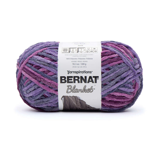 Bernat Blanket Yarn (300g/10.5oz), Purple Sunset