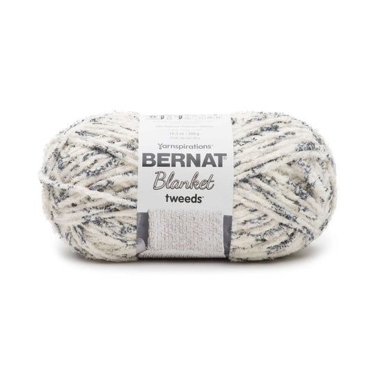 Bernat Blanket Tweeds Yarn (300g/10.5oz), Ivory Tweed
