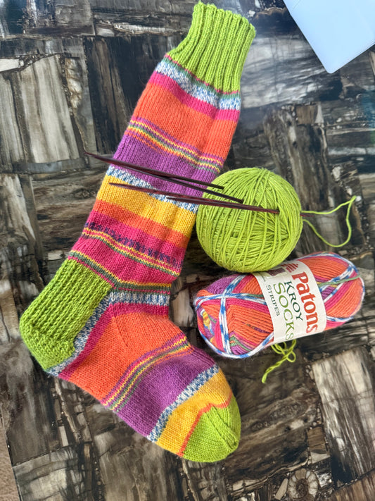 Learn To Knit The Heel Of A Sock Workshop-You choose the date