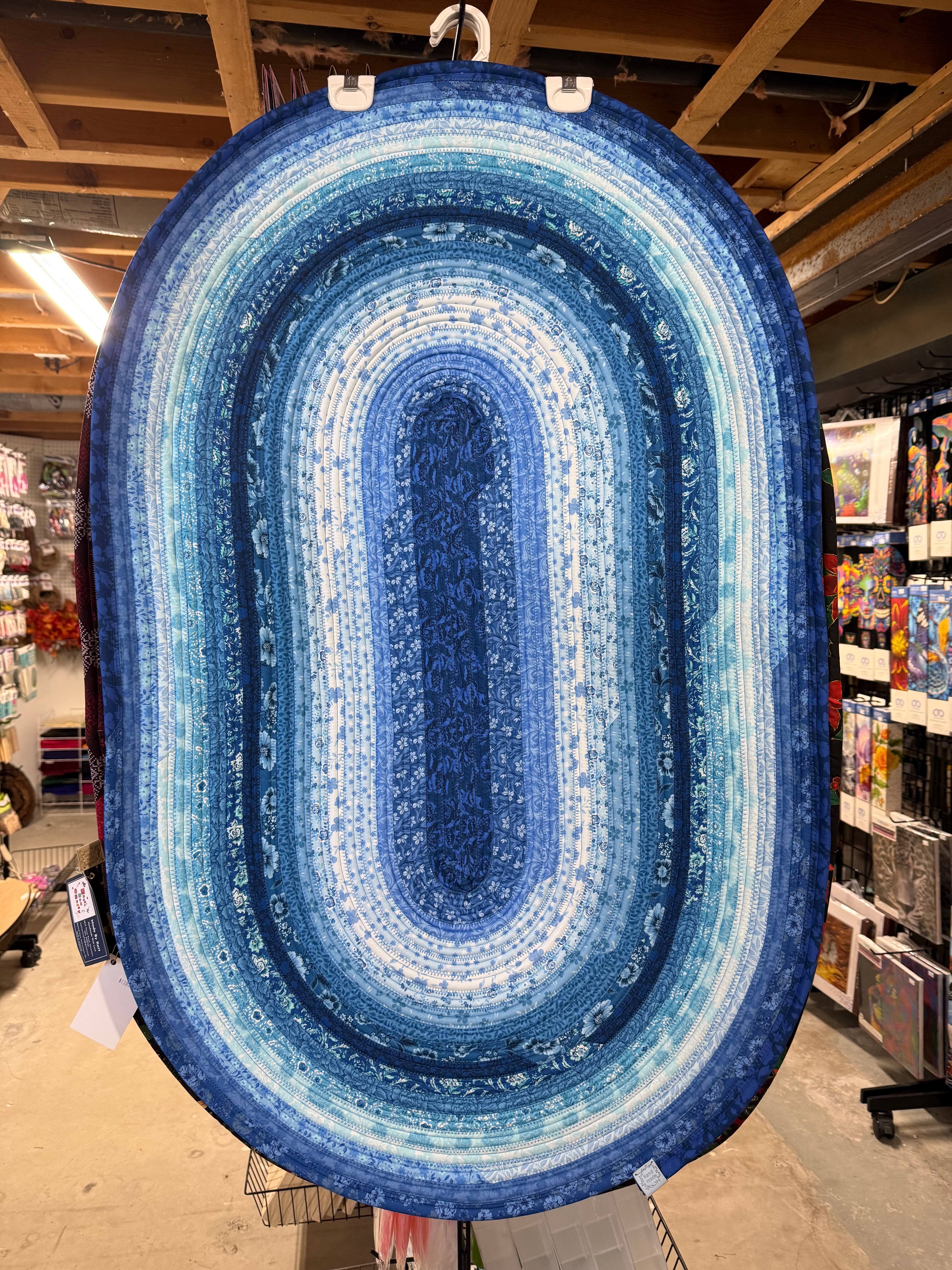 PRE-ORDER Jelly Roll Rug Eternal Blue 28” x44” – Katt's Sew Crafty