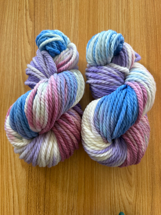 100% SW Merino Chunky- Spring Flowers