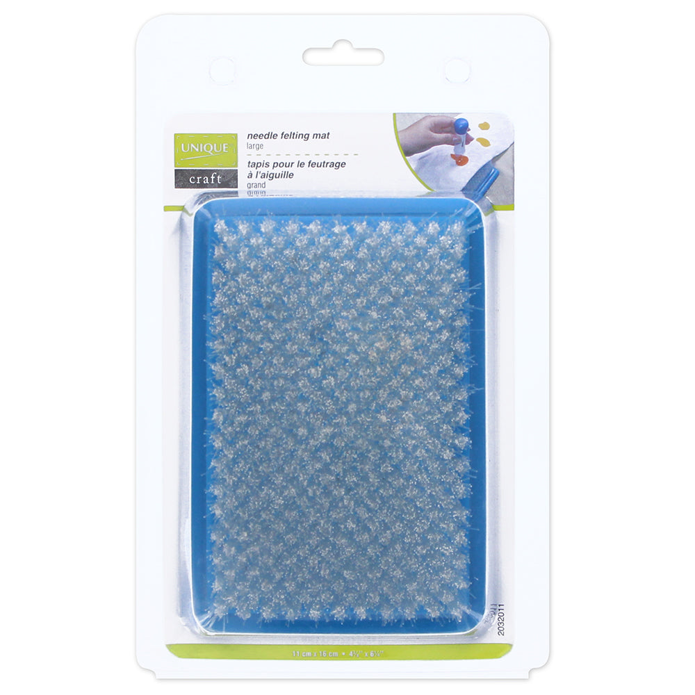 UNIQUE CRAFT Large Needle Felting Mat - 11 x 16 cm (4 3/4″ x 6 1/4″)