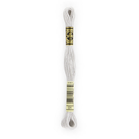 DMC #117 Cotton 6 Strand Floss 8m - 01 White Tin