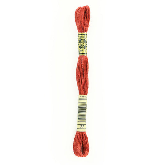 DMC #117 Cotton 6 Strand Floss 8m - 22 Alizarin