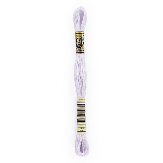 DMC #117 Cotton 6 Strand Floss 8m - 27 White Violet