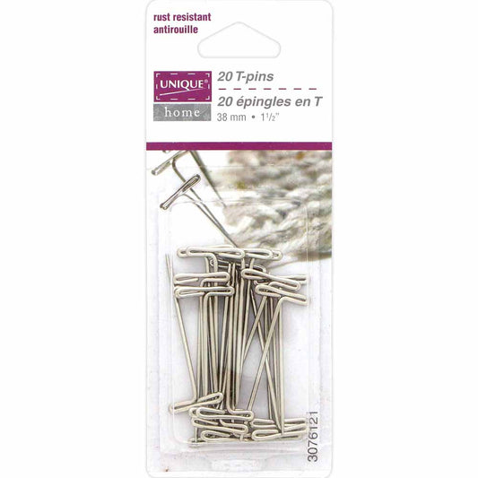 UNIQUE HOME T-Pins - 20pcs - 38mm (11⁄2″)