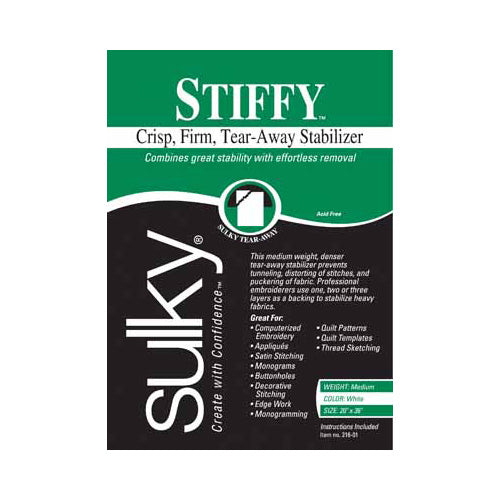 SULKY Stiffy Tear-Away - 50 x 91cm pkg (20″ x 36″)