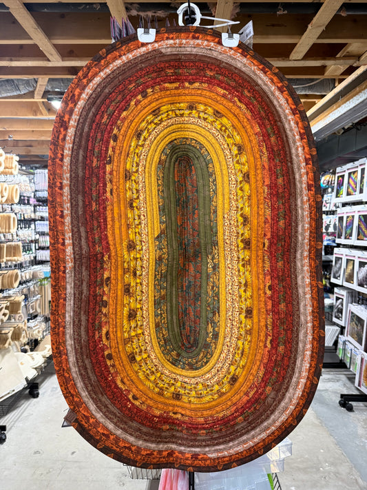 Jelly Roll Rug Fall Colours 28” x44”
